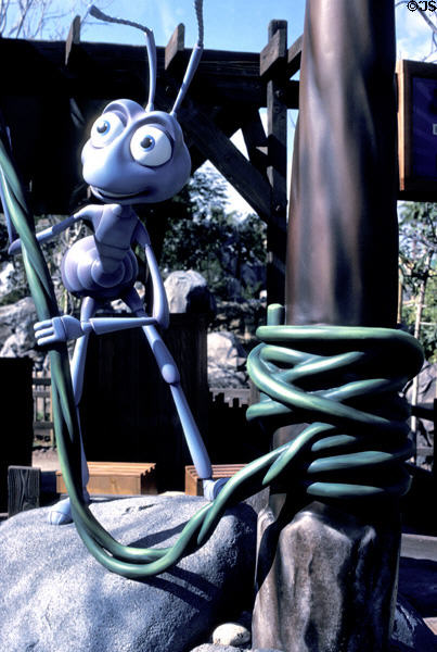 Animated ant from insect show at Disney's California Adventure . Anaheim, CA.
