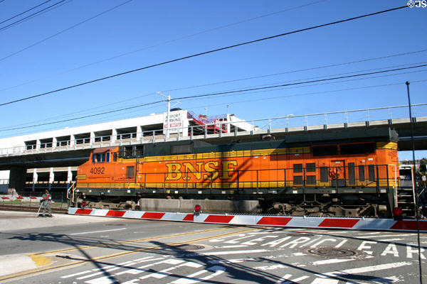 BNSF locomotive. CA.