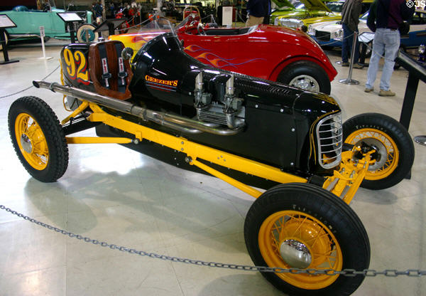Intimidator custom chopper at San Diego Automotive Museum. San Diego, CA.