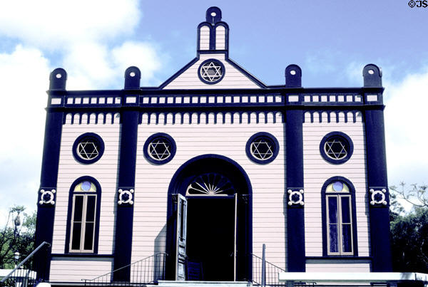 Temple Beth Israel (1889) San Diego's first synagogue in Heritage Park Victorian Village. San Diego, CA.