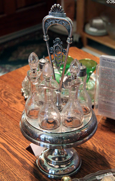 Cruet set at Historical Glass Museum. Redlands, CA.
