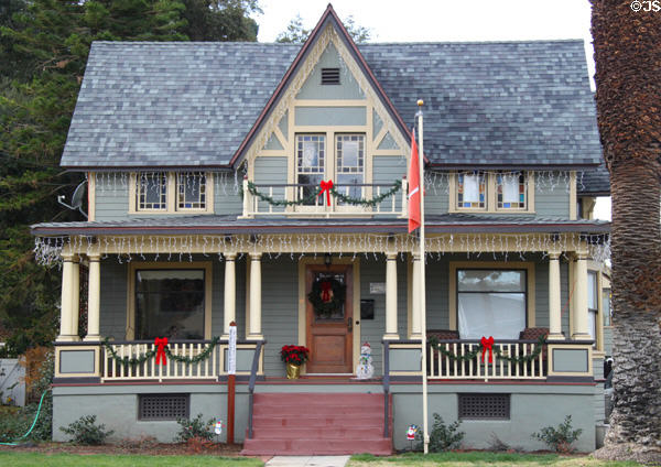 Gothic house (1886) (184 S. Eureka St.). Redlands, CA.