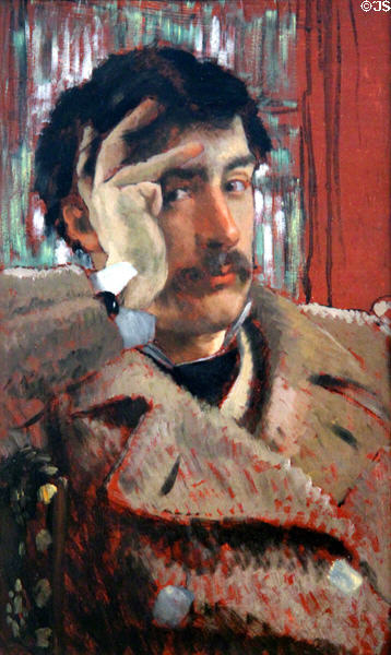 Self-portrait (c1865) by James Tissot at Legion of Honor Museum. San Francisco, CA.
