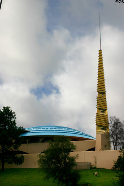 Marin County Civic Center dome & tower. Marin, CA.