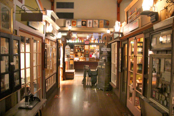 Mariposa Museum layout. Mariposa, CA.