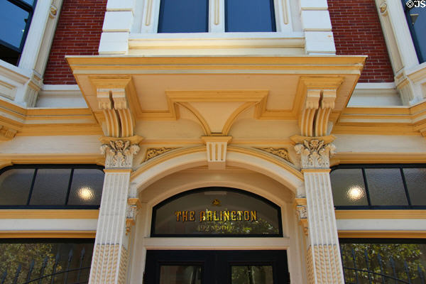 Arlington Block detail (1860s) (492 9th St.). Oakland, CA.