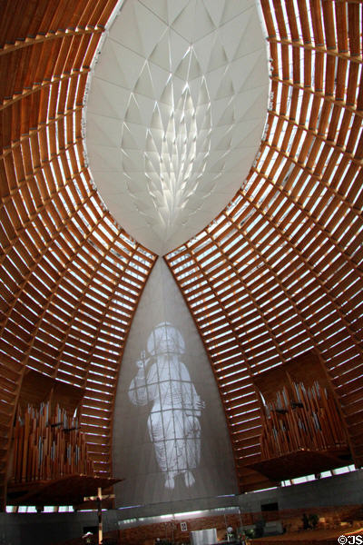 Ceiling of Cathedral of Christ the Light. Oakland, CA.