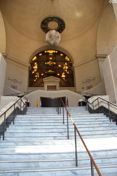 Grand staircase of Oakland City Hall. Oakland, CA.
