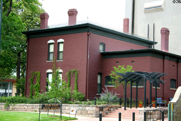 Side entrance to Byers-Evans House Museum. Denver, CO.