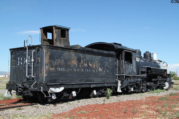 Heritage locomotive 494 at Cumbres & Toltec Scenic Railroad. Antonito, CO.