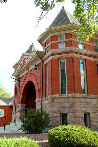 Temple Emanuel synagogue (c1900) (1325 North Grand Ave.) in Rosemount neighborhood. Pueblo, CO.