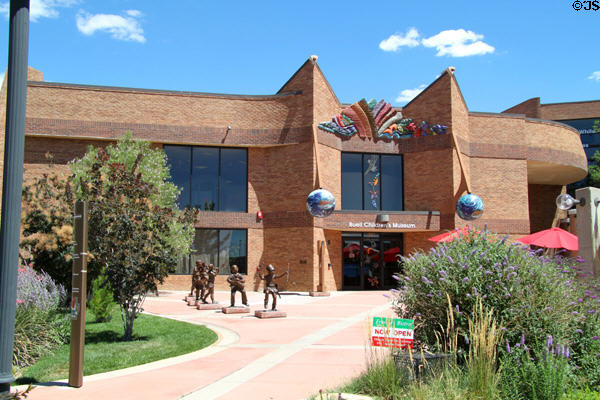 Entrance to Buell Children's Museum at Sangre de Cristo Arts & Conference Center. Pueblo, CO.