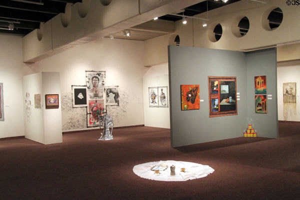Display gallery at Sangre de Cristo Arts Museum. Pueblo, CO.