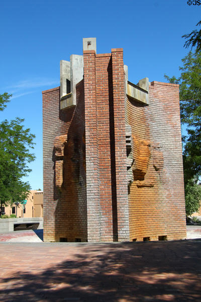 Pueblo-Puebla Plaza sculpture. Pueblo, CO.