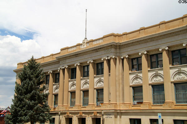 Las Animas County Court House (1912) (200 E. 1st St.). Trinidad, CO. Architect: Isaac Hamilton Rapp.