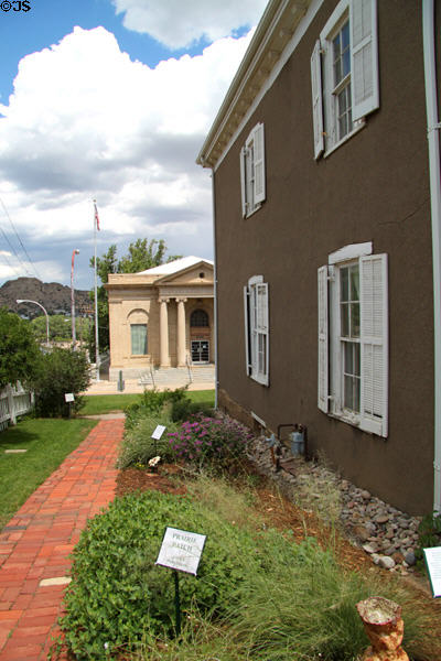 Prairie garden beside Baca Adobe House. Trinidad, CO.