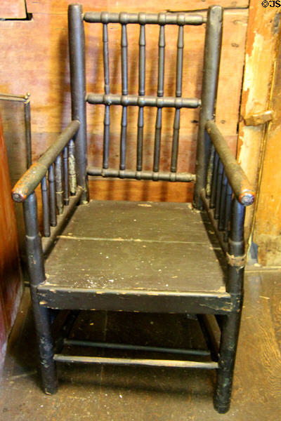 Great chair at Hyland House. Guilford, CT.