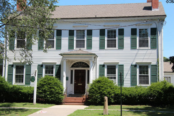 Jedediah Lathrop House (1822) (55 Park St.). Guilford, CT. Style: Federal.