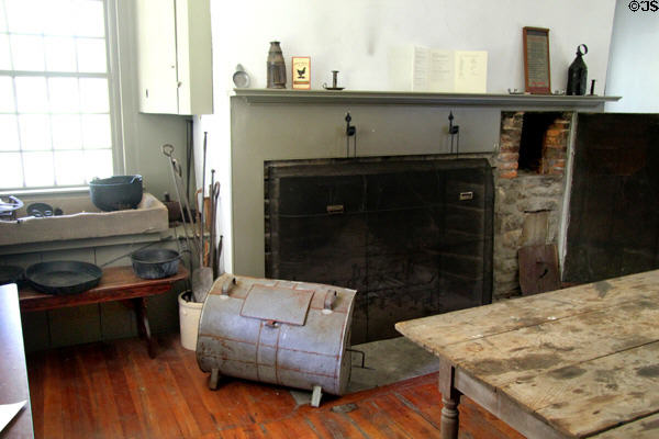Kitchen at Medad Stone Tavern Museum. Guilford, CT.