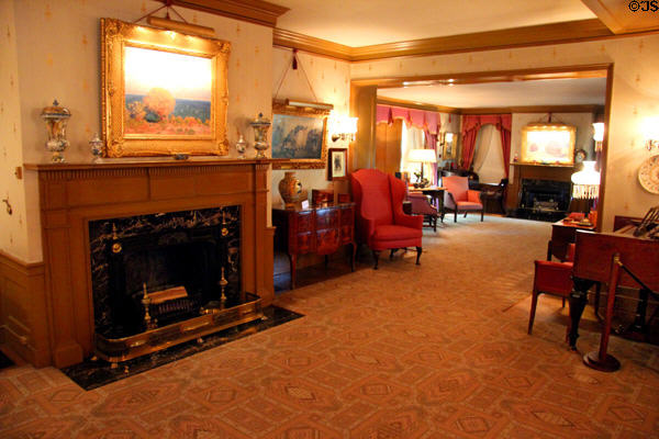 Drawing room at Hill-Stead Museum. Farmington, CT.