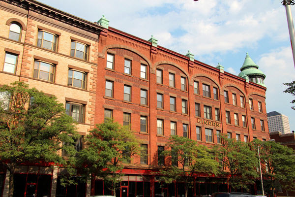 Linden Building (1891) (Main St. at Linden Pl.). Hartford, CT. Architect: Frederick Savage Newman.