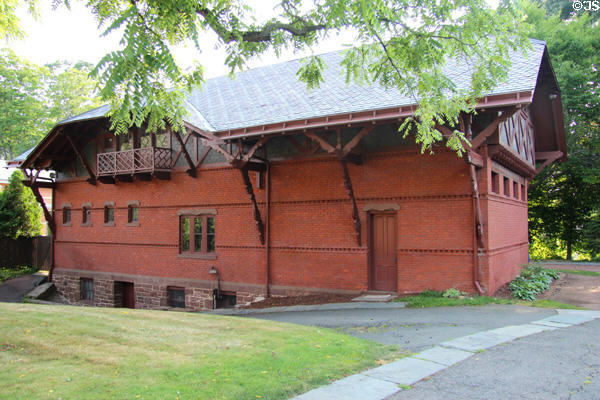 Carriage house at Mark Twain House. Hartford, CT.