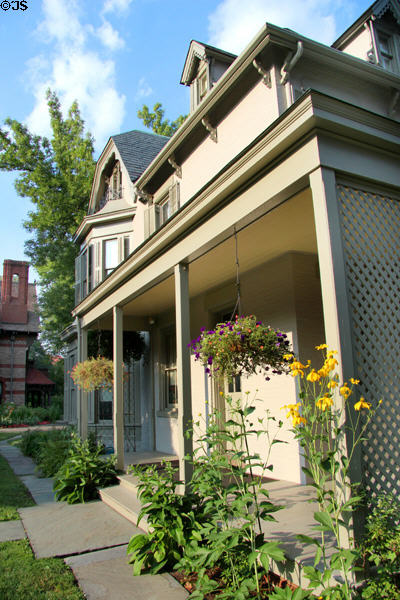 Harriet Beecher Stowe House is neighbor to Mark Twain House. Hartford, CT.