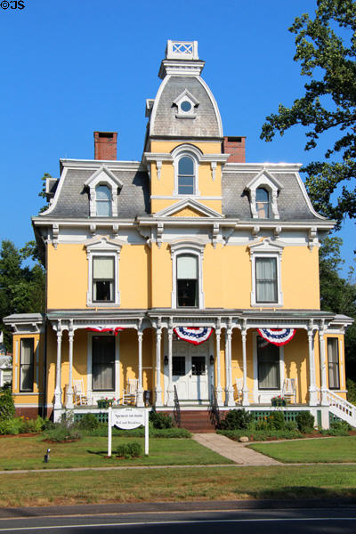 Spencer on Main B&B (1871) (264 S. Main St.). Suffield, CT. Style: Second Empire.