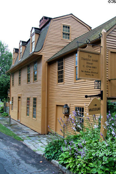 Thankful Arnold House Museum (c1794-1810) run by Haddam Historical Society. Haddam, CT.