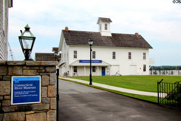 William Parmelee Warehouse (1878) now Connecticut River Museum. Essex, CT.