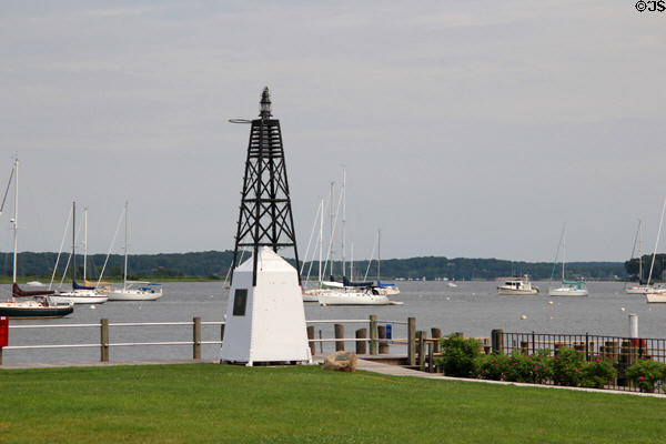 Steamboat Dock (1878) & view from Connecticut River Museum. Essex, CT.