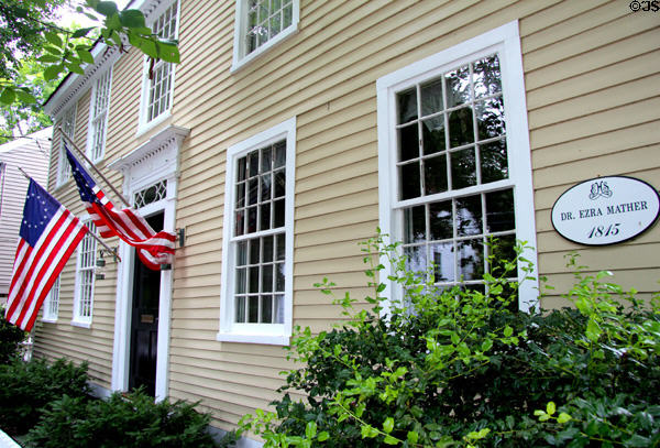 Dr. Ezra Mather House (1815) (37 Main St.). Essex, CT.