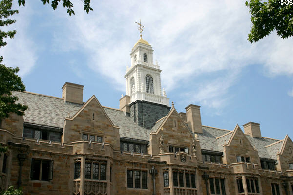 John Davenport College (1930-3) (248 York St.). New Haven, CT. Style: Georgian Revival. Architect: James Gamble Rogers.