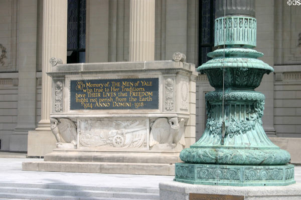 War memorial of Yale University. New Haven, CT.