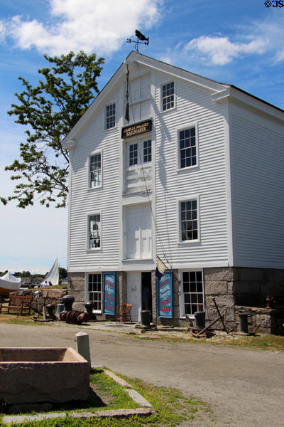 Charles Mallory Sailmaker & ship chandlery shops at Mystic Seaport. Mystic, CT.