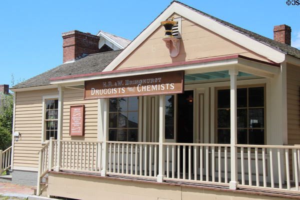 Antique Drug Store at Mystic Seaport. Mystic, CT.