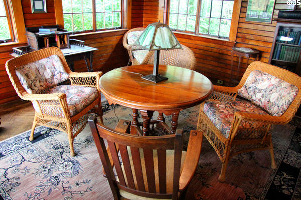 Sunroom at Monte Cristo Cottage. New London, CT.