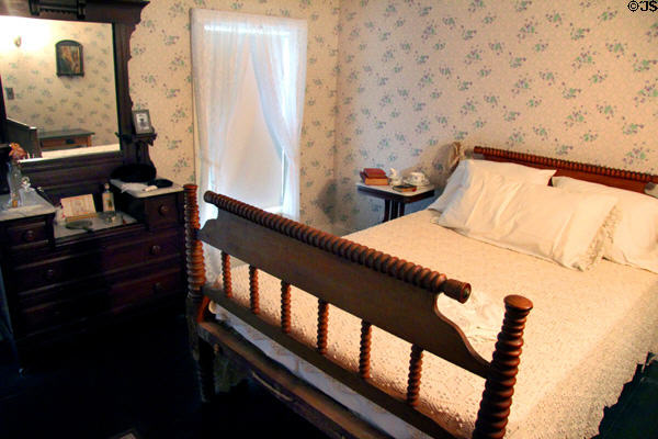 Bedroom at Monte Cristo Cottage. New London, CT.