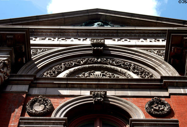 Renwick Museum facade (1860) (NE corner, 17th St. & Pennsylvania Ave. NW). Washington, DC. Architect: James Renwick.