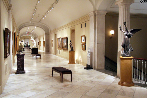 Gallery of Smithsonian American Art Museum & National Portrait Gallery. Washington, DC.