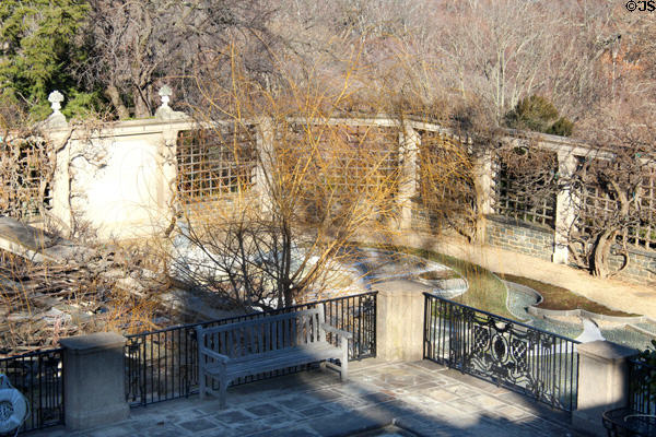 Garden patterns at Dumbarton Oaks. Washington, DC.
