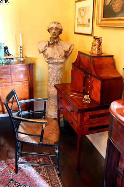 Desk & armchair at Tudor Place. Washington, DC.