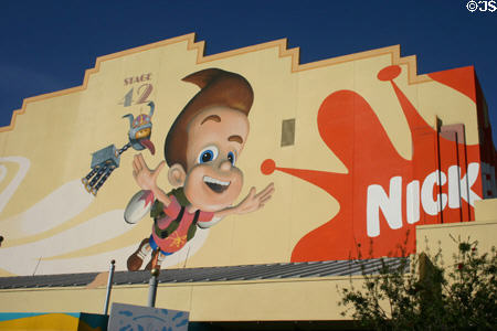 Jimmy Neutron's Nicktoon Blast attraction at Universal Studios. Orlando, FL.