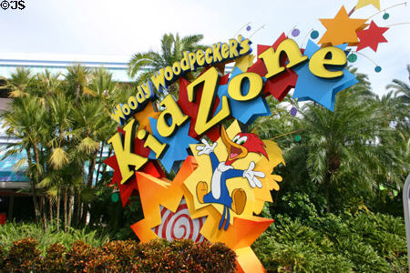 Woody Woodpecker's Kid Zone© at Universal Studios. Orlando, FL.