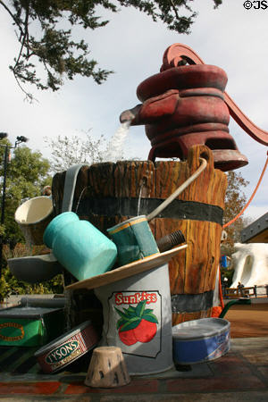 Water play area of Woody Woodpecker's Kid Zone© at Universal Studios. Orlando, FL.