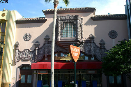Beverly Hill's motor business copied at Universal Studios. Orlando, FL.