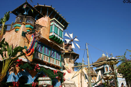 Market in Port of Entry village at Islands of Adventure. Orlando, FL.