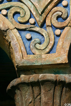 Wave design on Poseidon's Fury© at Islands of Adventure. Orlando, FL.
