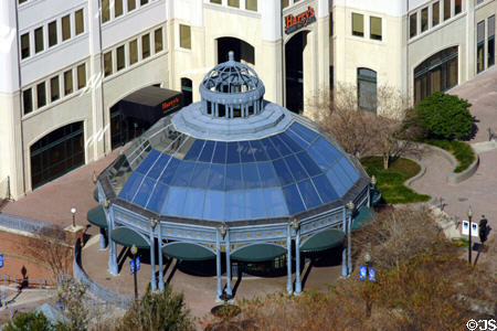 Domed entrance to parking levels in Kleman Plaza. Tallahassee, FL.