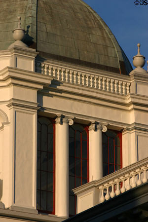 Classical details of dome of old State Capitol. Tallahassee, FL.